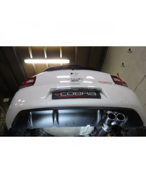 Citroen DS3 1.6 THP 155 & Racing 10+ Cobra Cat Back System (Resonated) Citroen DS3 1.6 THP 155 & Racing 10+ Cobra Cat Back System (Resonated)